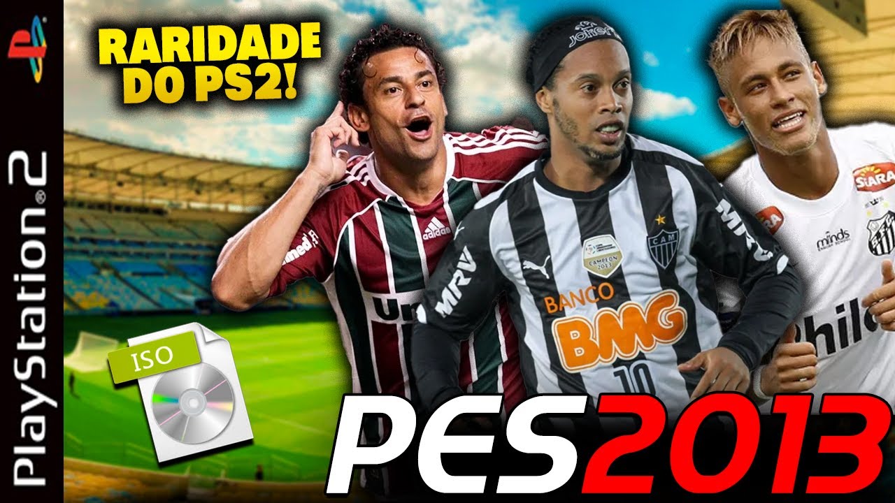 PES 2013 (PS2) COM RUMO AO ESTRELATO E BRASILEIR&Atilde;O (PS2, AETHERSX2, PCSX2)
