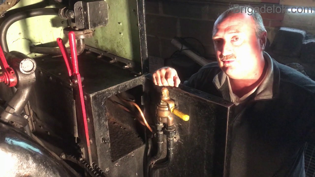 Freinage de train à vapeur - Brakes on steam train