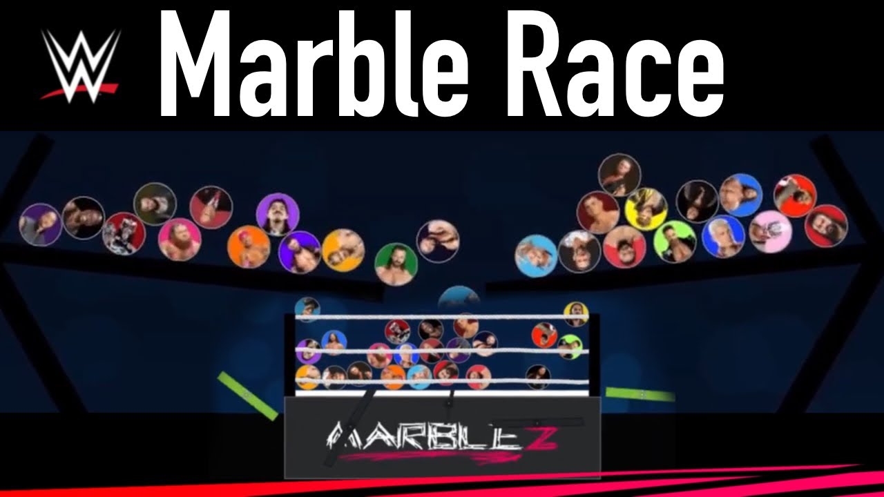 Insane WWE Marble Race Royal Rumble!