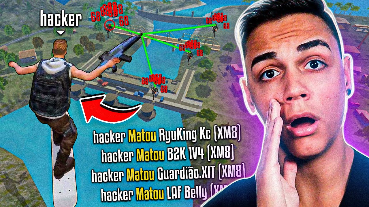 HACKER SUPREMO CAI NO TIME DO FREITAS NO CS RANK - free fire