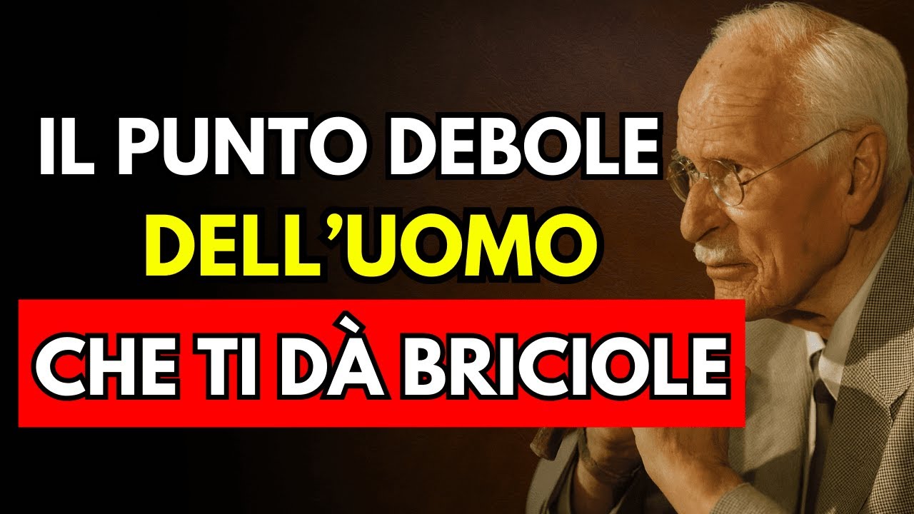 La più grande debolezza di un uomo che ti dà solo briciole (restituiscigliene) | Carl Jung