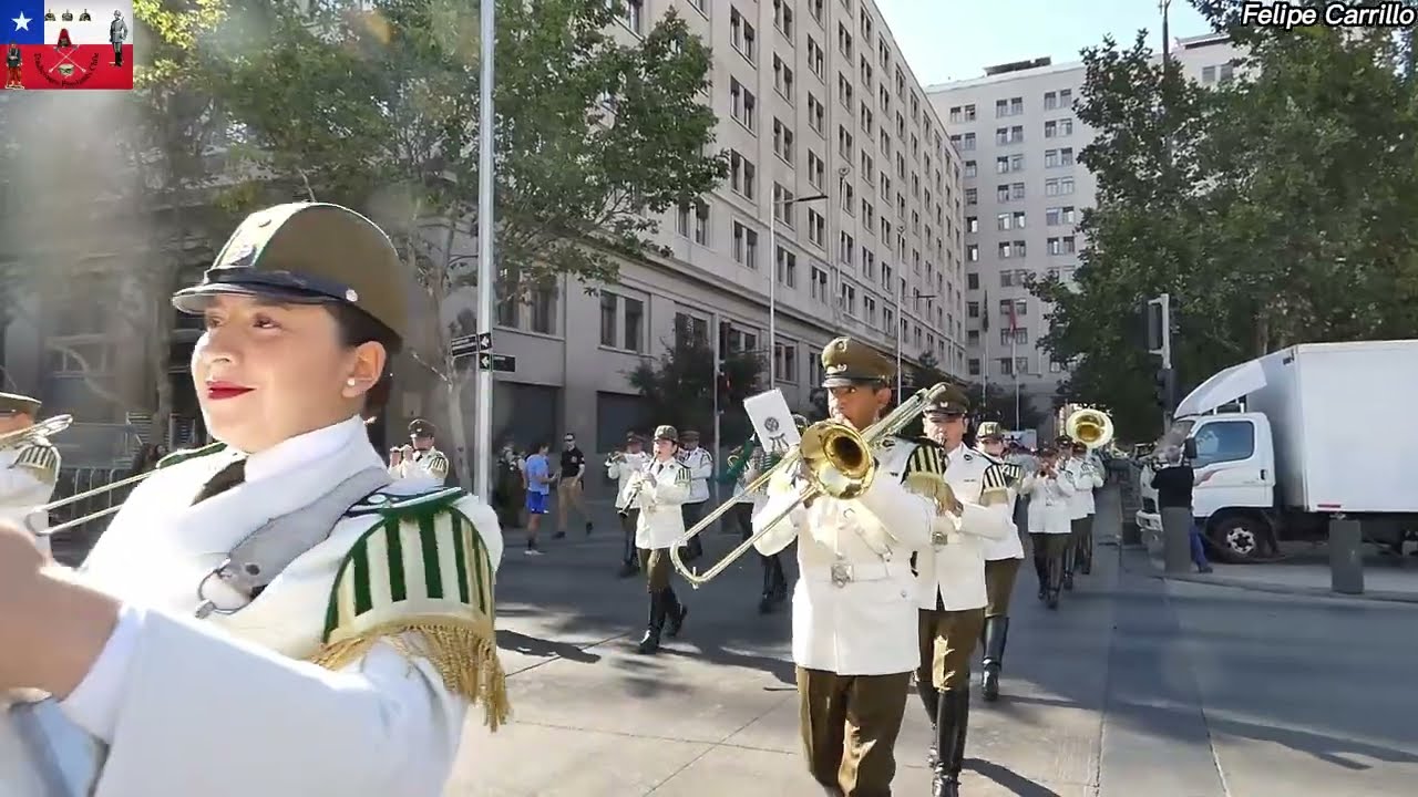 CARABINEROS DE CHILE PRIMER RELEVO DE GUARDIA DE PALACIO DE 2026