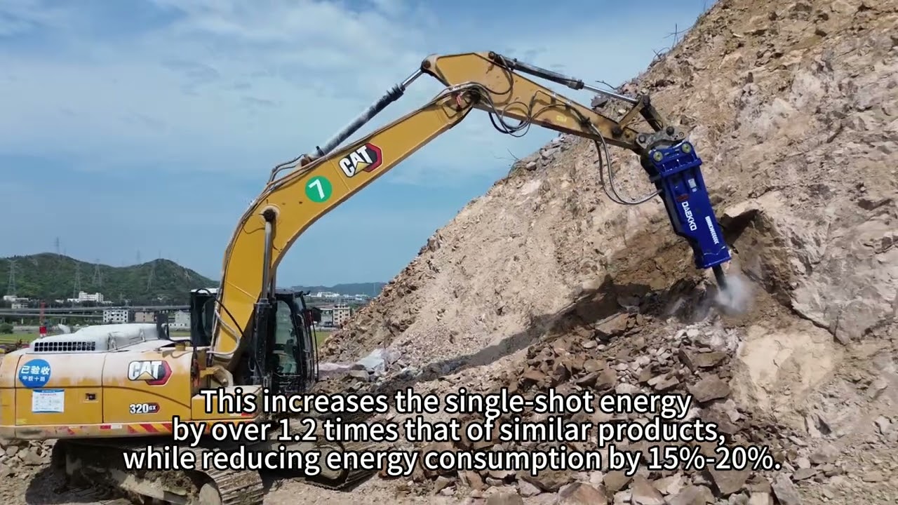 DKO-135 Hydraulic Breaker | Mining Power & Precision  #DAEKKO