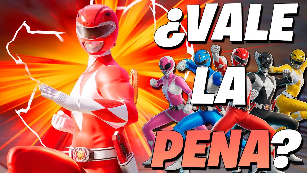 ¿VALE LA PENA COMPRAR EL LOTE POWER RANGERS? | Fortnite: Battle Royale (GAMEPLAY Y REVIEW)