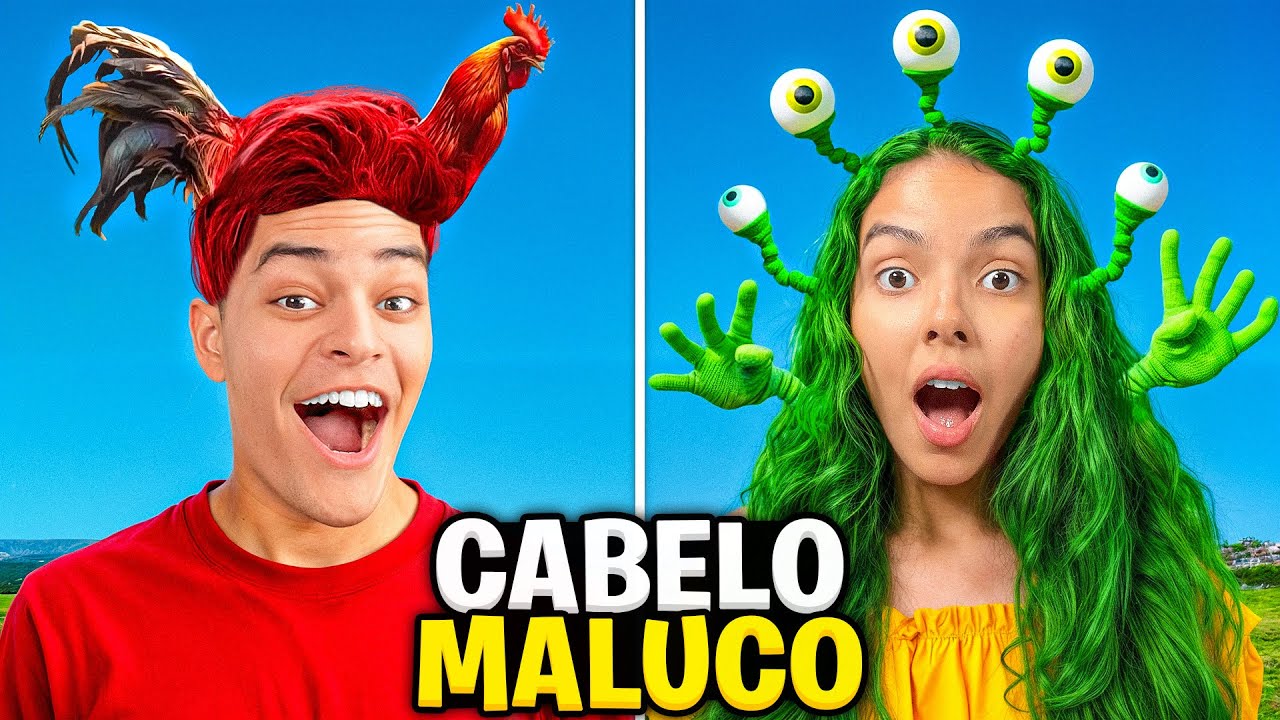 DESAFIO EXTREMO DO CABELO MALUCO *Quem ganhou?