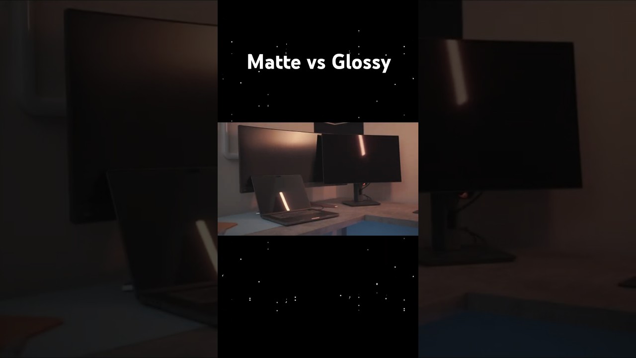 Matte vs Glossy Gaming Monitor