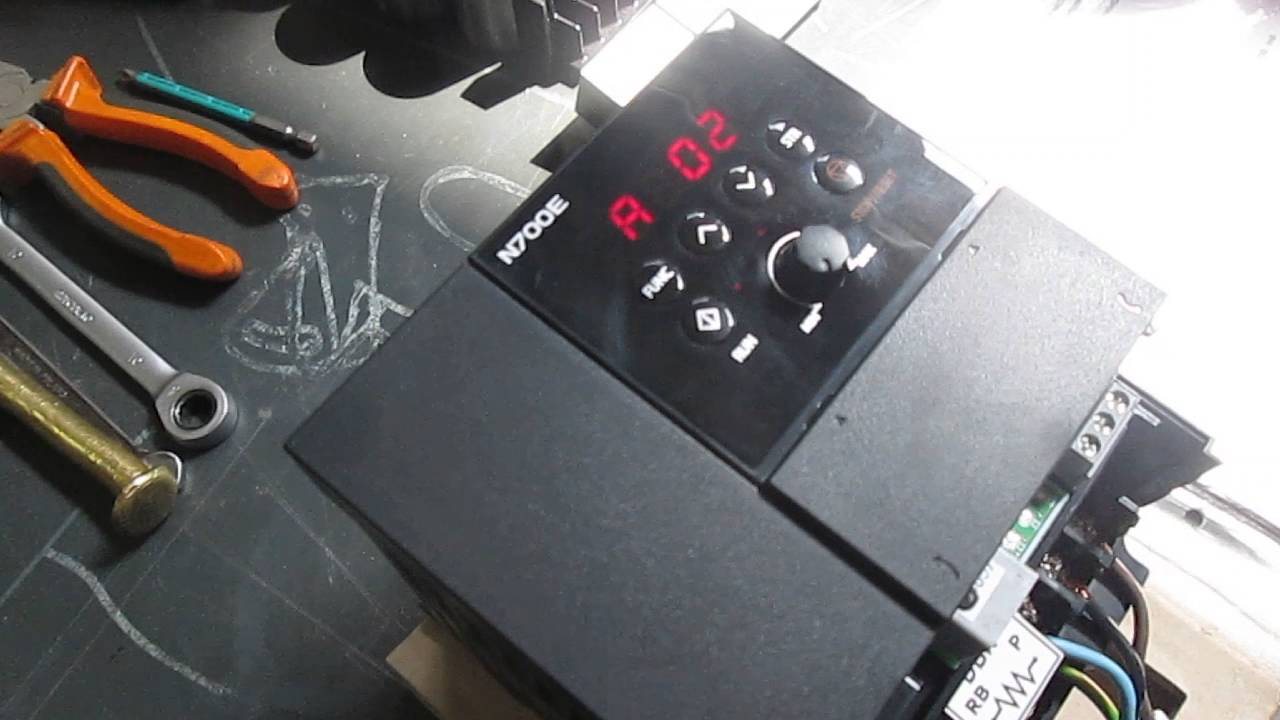 Быстрая настройка ПЧ HYUNDAI серии N700E.