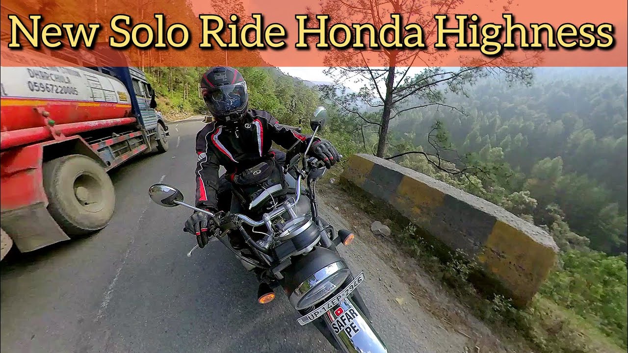 Reached Almora New Solo Ride Uttarakhand | Honda Highness | Day 1