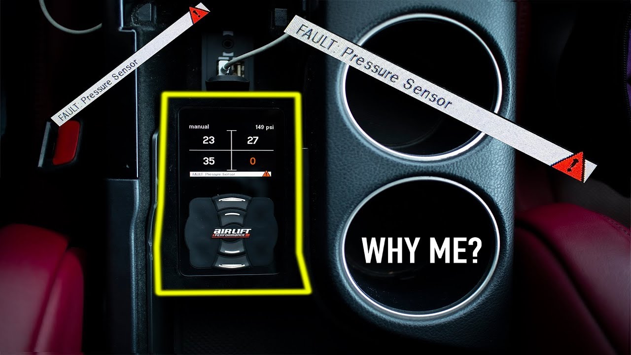 How to solve AIRLIFT Pressure Sensor Fault issue!