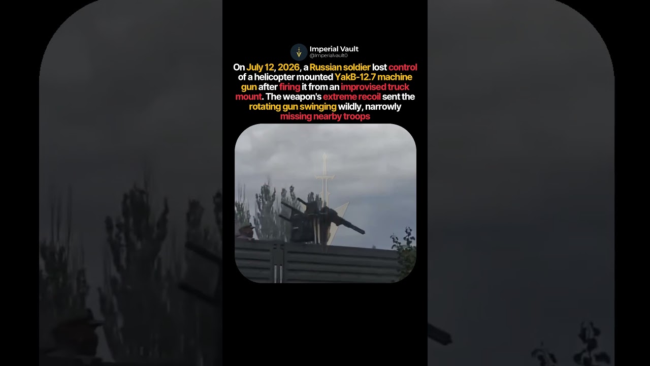 The Helicopter Gun That Nearly Hit Its Own Crew #shorts #history
