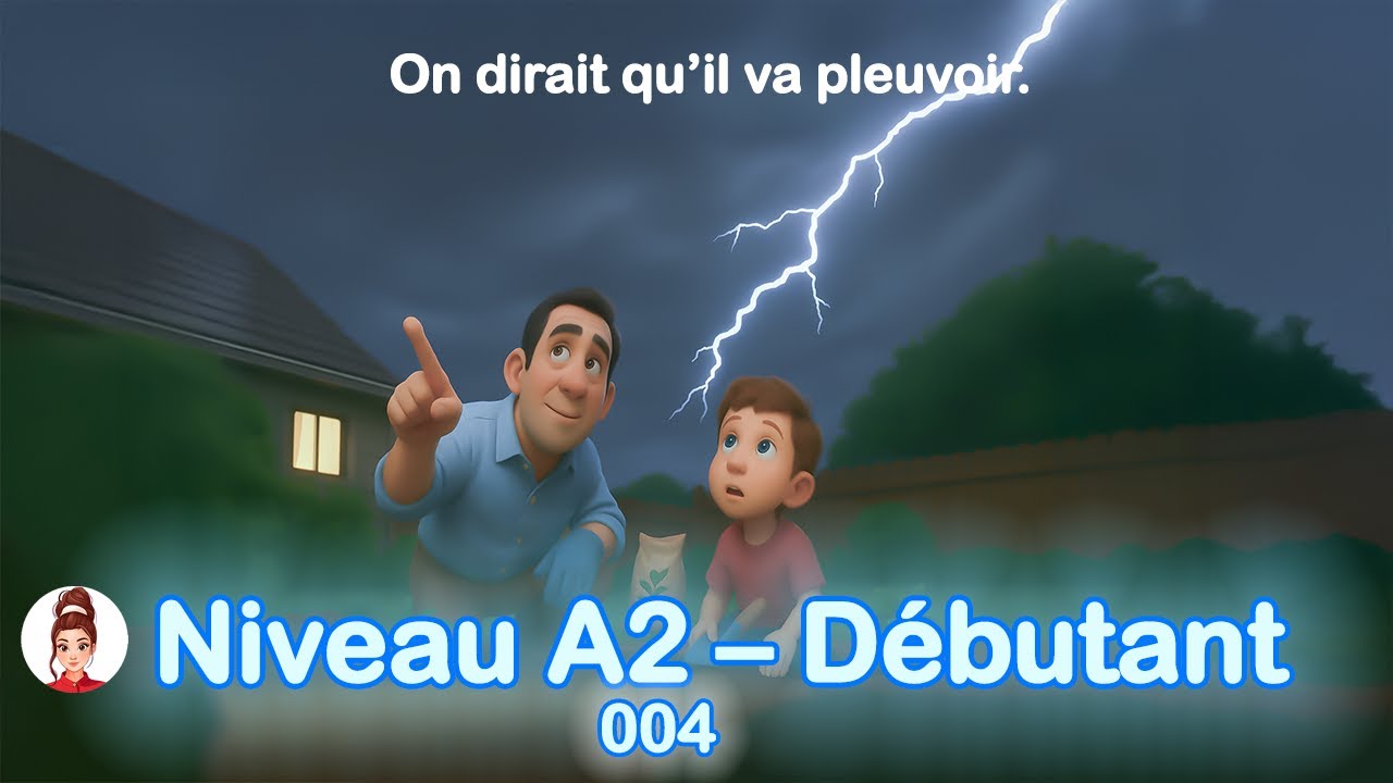 🇫🇷 Parler de la bruine ou du temps nuageux – en français – A2