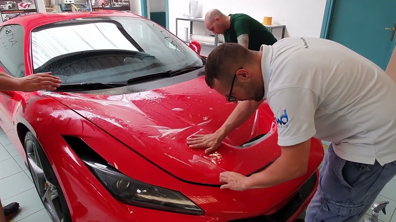 PPF antisasso su Ferrari F8 - step by step