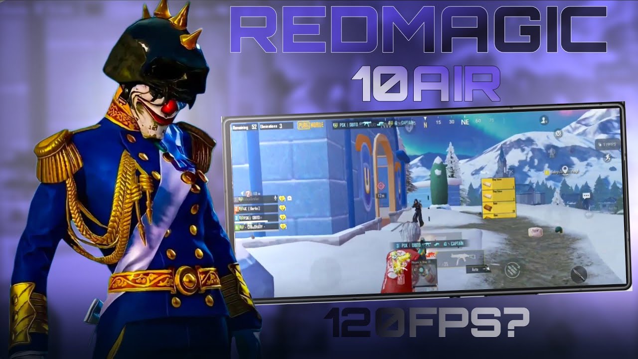 RED MAGIC 10 AIR NEW UPDATE 4.0 TEST 120 FPS FULL GRAPHICS 😱