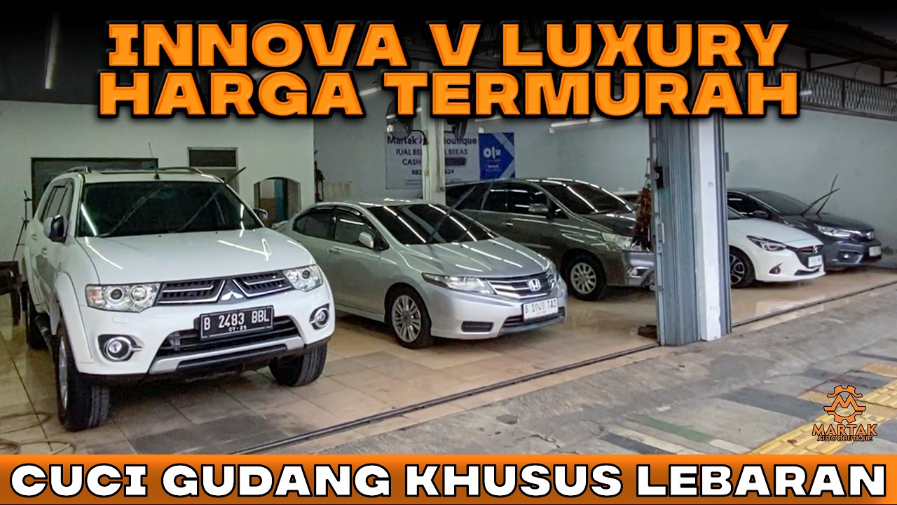 TERMURAH INNOVA V LUXURY BEKAS HARGA DIBAWAH PASARAN DI MARTAK AUTO BOUTIQUE