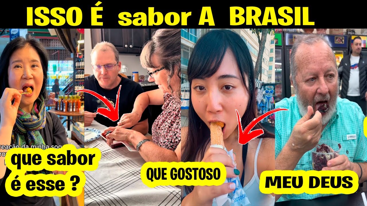 Esses Gringos Não Sabiam Como Reagir Após Provar Isso no BRASIL