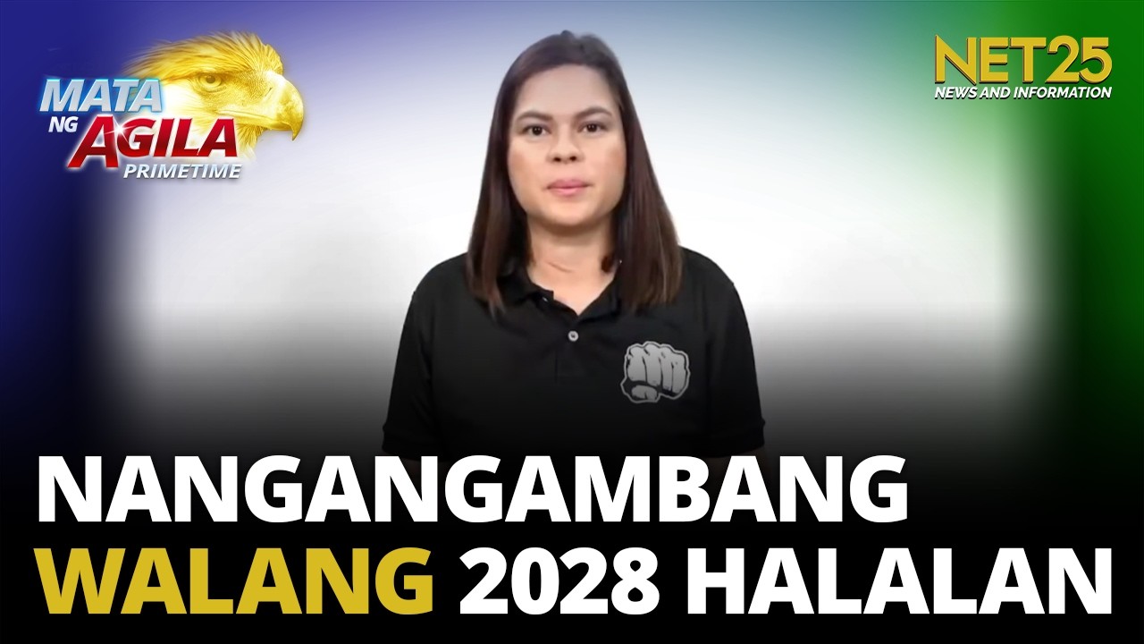 VP Sara Duterte, nangangamba sa eleksyon sa 2028