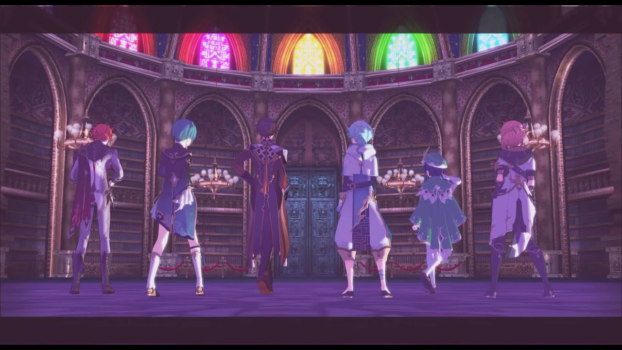 【原神MMD】エンヴィキャットウォーク【1080P】【GenshinImpact】