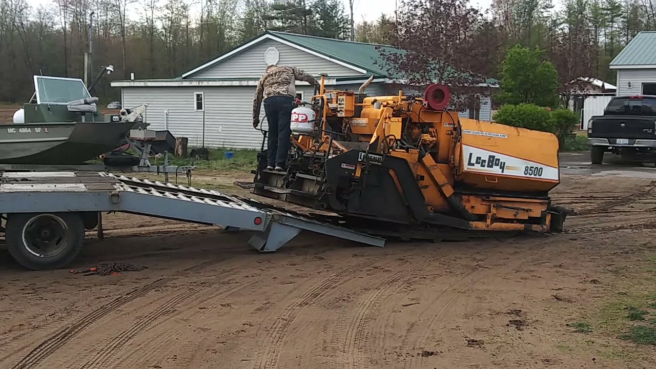 loading up paver.