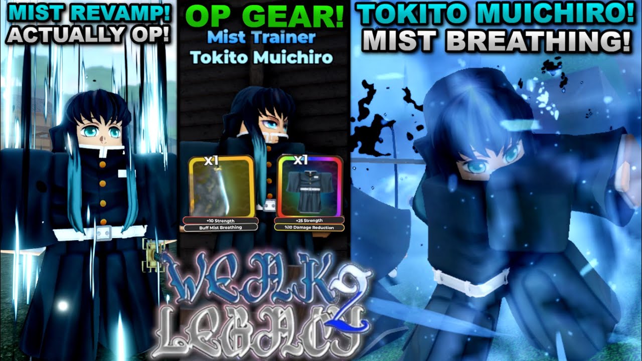 Становление Токито Муичиро с помощью дыхания туманом в Roblox Weak Legacy 2... Вот что произошло!