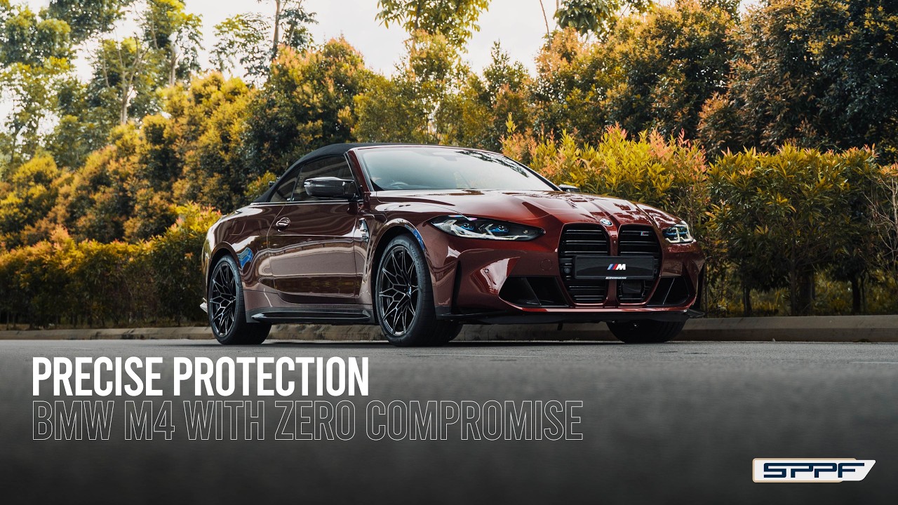 BMW M4 Competition Convertible | Spray Paint Protection Film