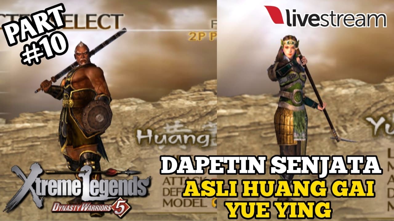 HUANG GAI DAN YUE YING | 4TH WEAPON - Dynasty Warriors 5 | PART 10