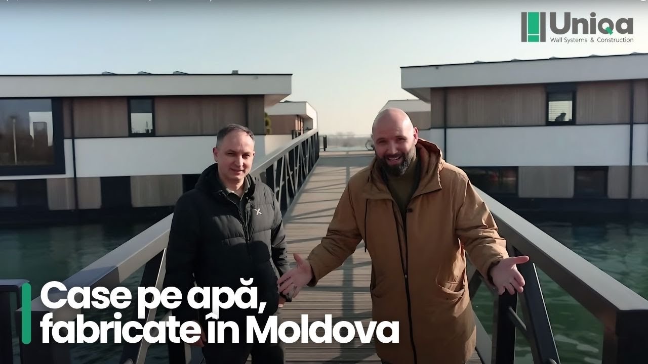 Case pe apă, fabricate în Moldova. Un nou tip de comunități!