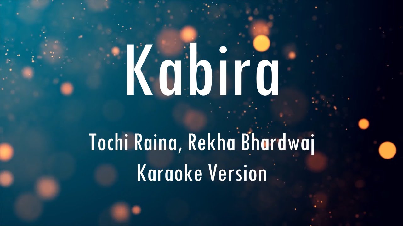 Kabira | Yeh Jawaani Hai Deewani | Pritam | Karaoke | Only Guitra Chords...