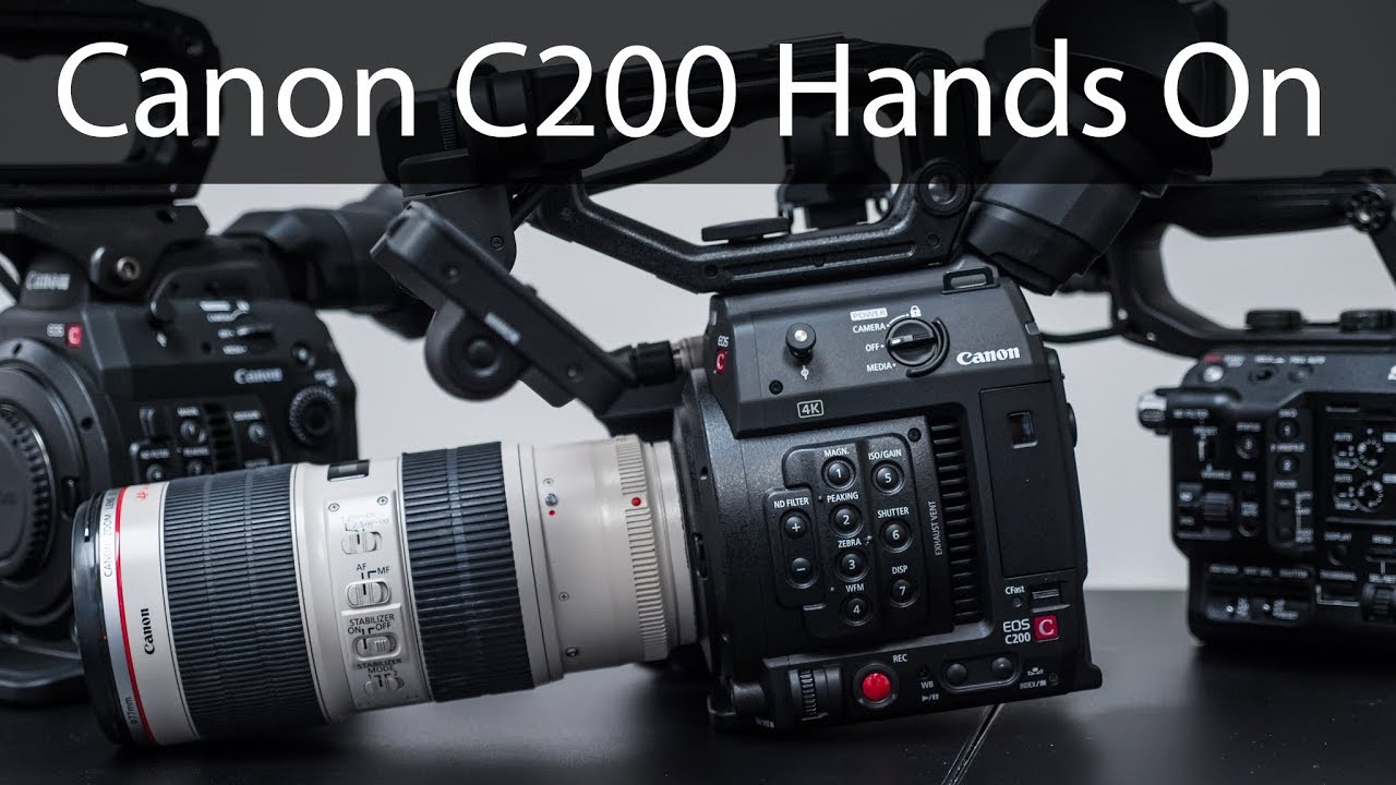 Canon C200 Hands On - First Impressions