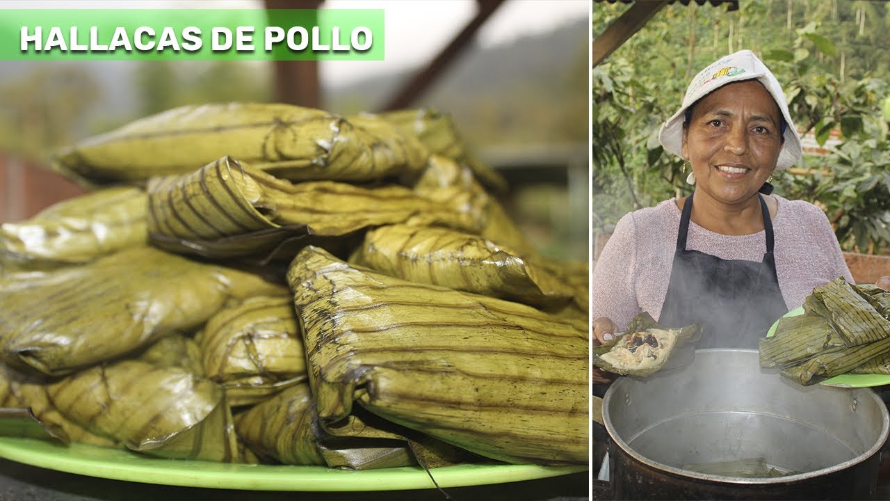 HALLACAS de POLLO 😍