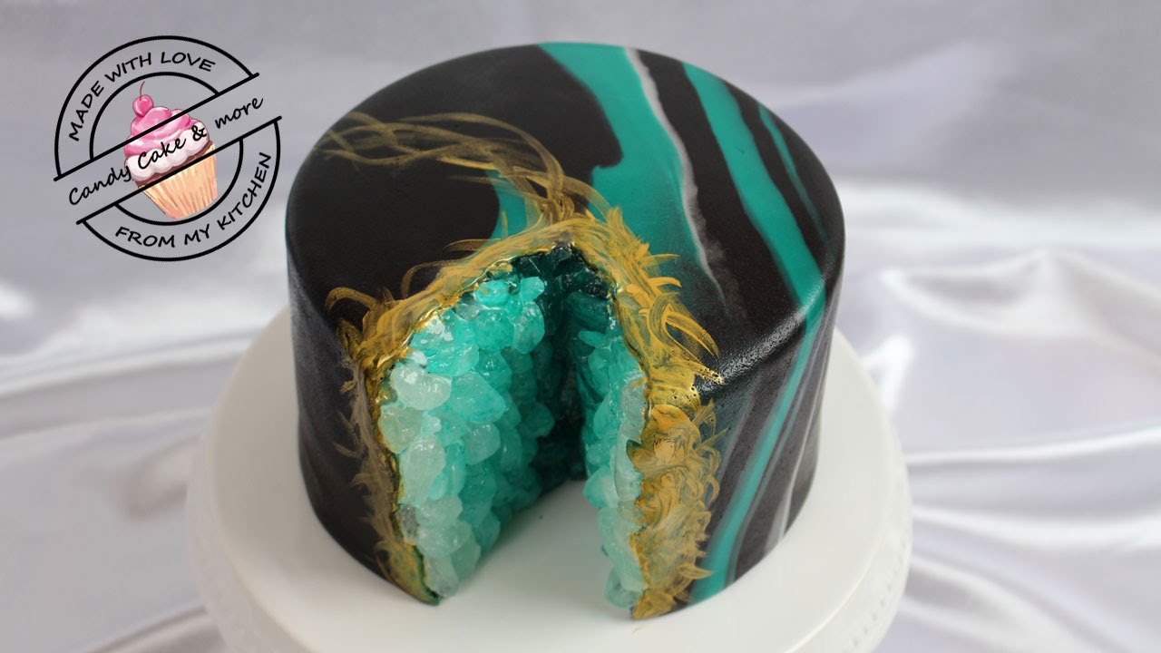 Geode Cake I Kristalltorte I Edelsteintorte I Motivtorte Tutorial