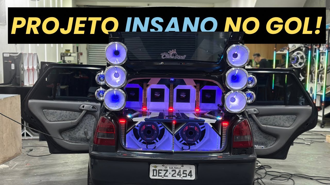 GOL G3 LOTADO DE SOM/ VIROU SAVEIRO/ GRAVES DE 15 e MÉDIOS DE 10 POLEGADAS 