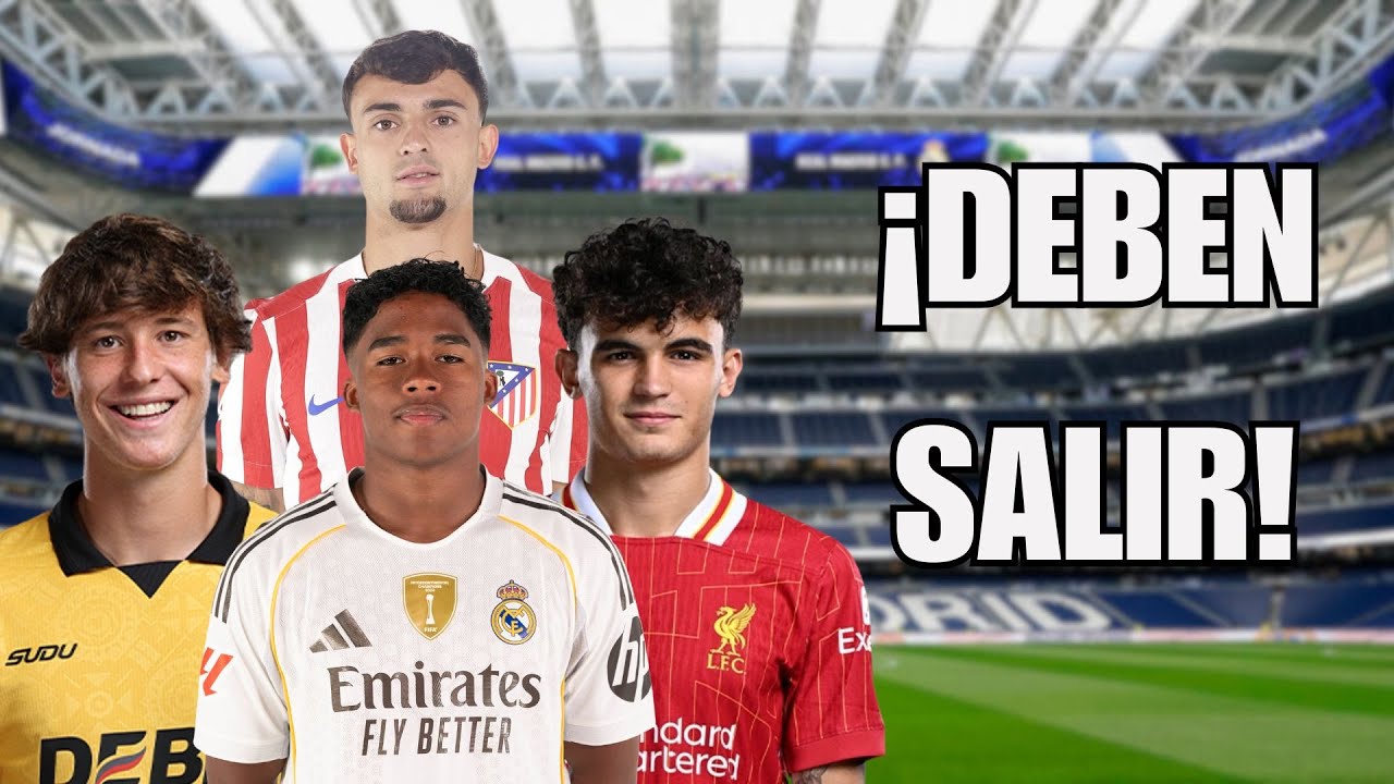 CUATRO PROMESAS DEL FÚTBOL QUE DEBEN SALIR DE SUS EQUIPOS