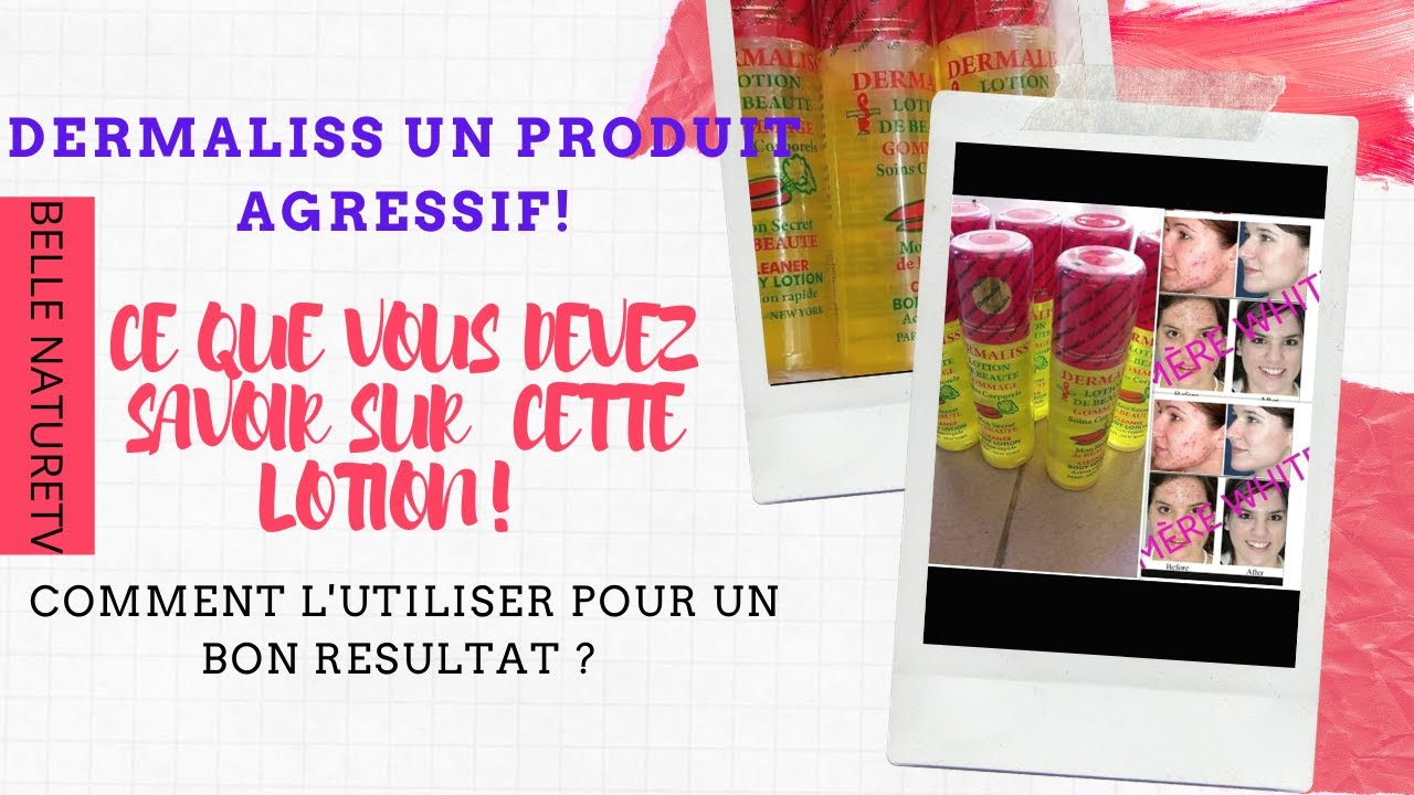 COMMENT, DERMALISS MA FAIT BRULE LE VISAGE, COMMENT L'UTILISER POUR UN BON RESULTATS ?