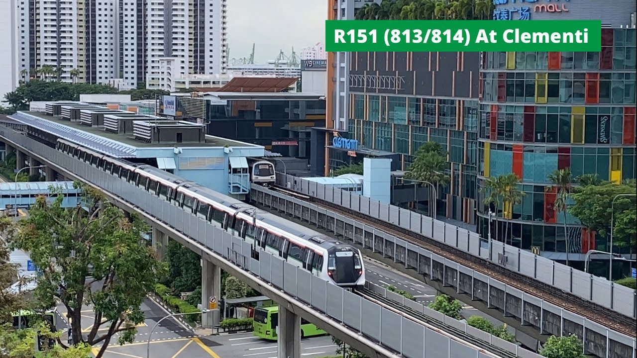 [Train Endurance Test][SMRT] R151 (813/814) at Clementi