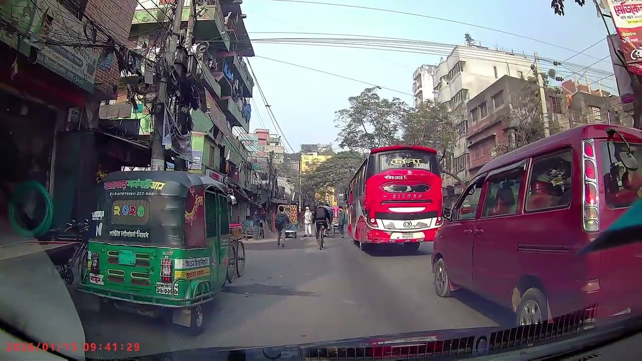 Jurain To Motijheel Via Doyaganj | DashCam Diary | Jan 15, 2026