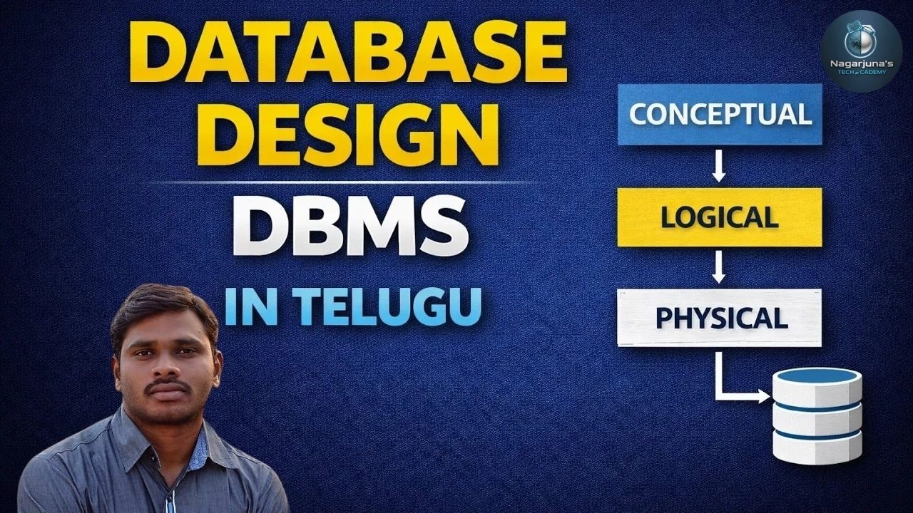 2. Database Design in Telugu | Levels of Database Models Explained | DBMS