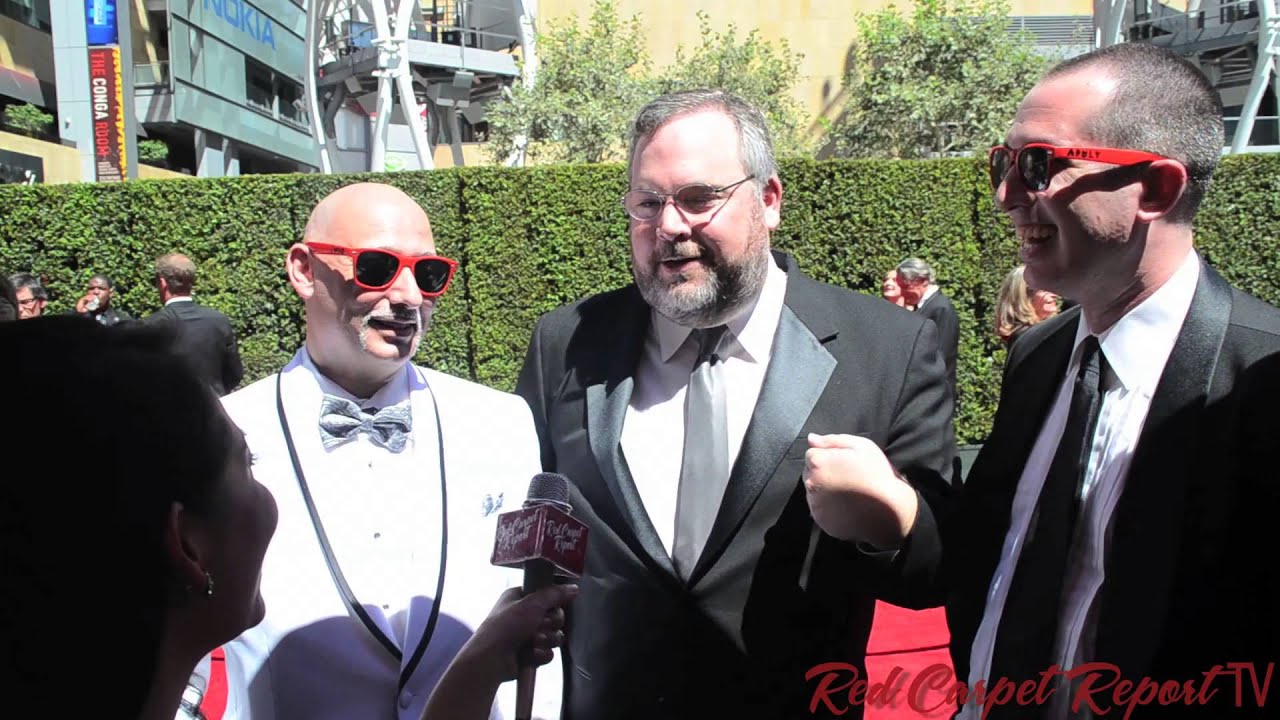 Matt Senreich, Tom Root & Mike Fasolo at the 66th Creative Arts Emmy&reg; Awards Red Carpet #EmmysArts