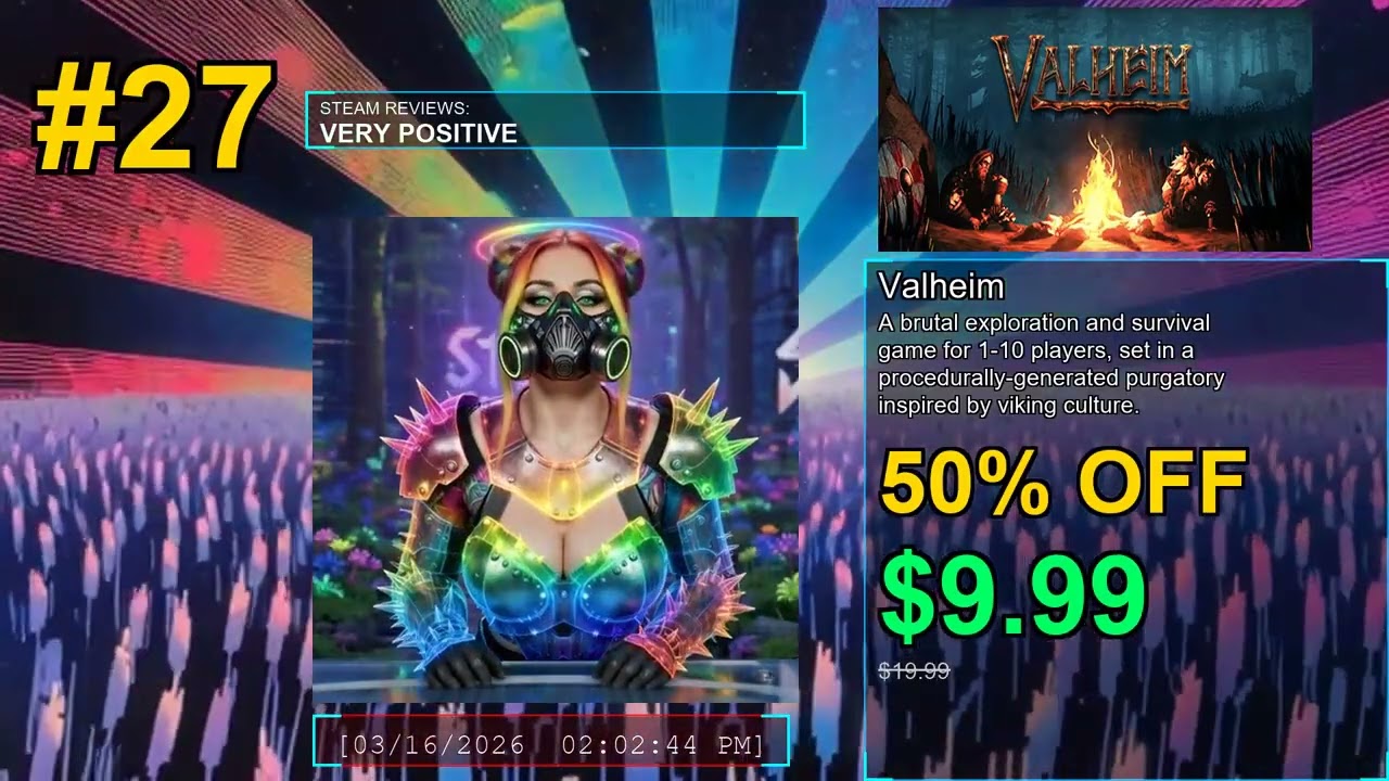 Top 21-30 Steam Game Deals - March 16, 2026