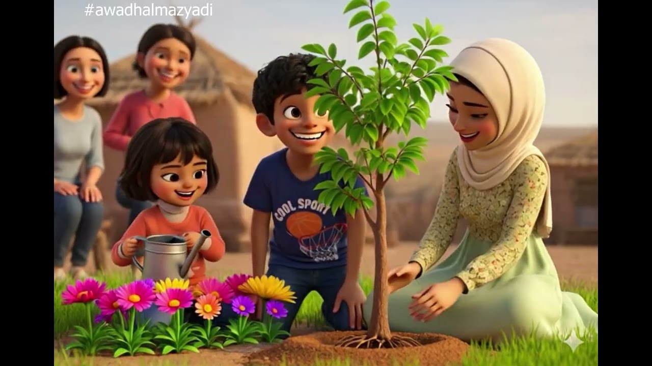 ..قصة الأطفال الثلاثة..تصميم ومونتاج: عوض المزيدي