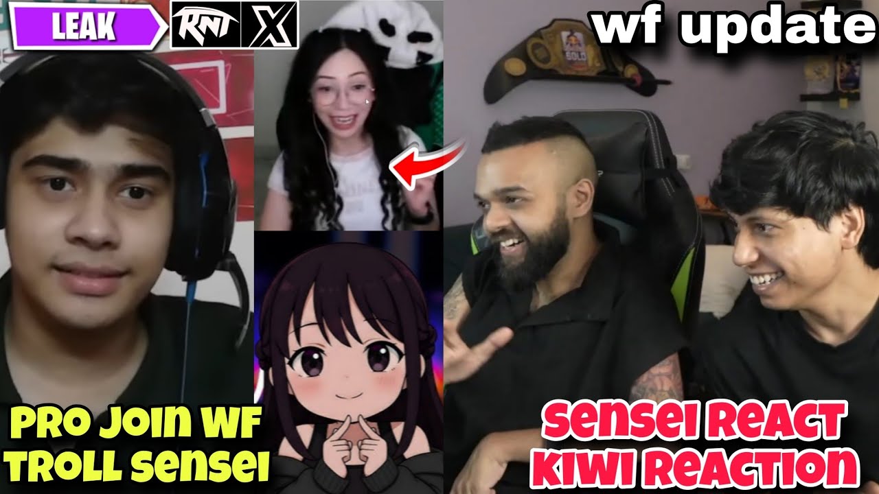 MadPro Troll Sensei 😂 Sensei React Kiwishio Reaction 😂 RNTx New IGL Leak 🚨 WF New Lineup leak 🚨