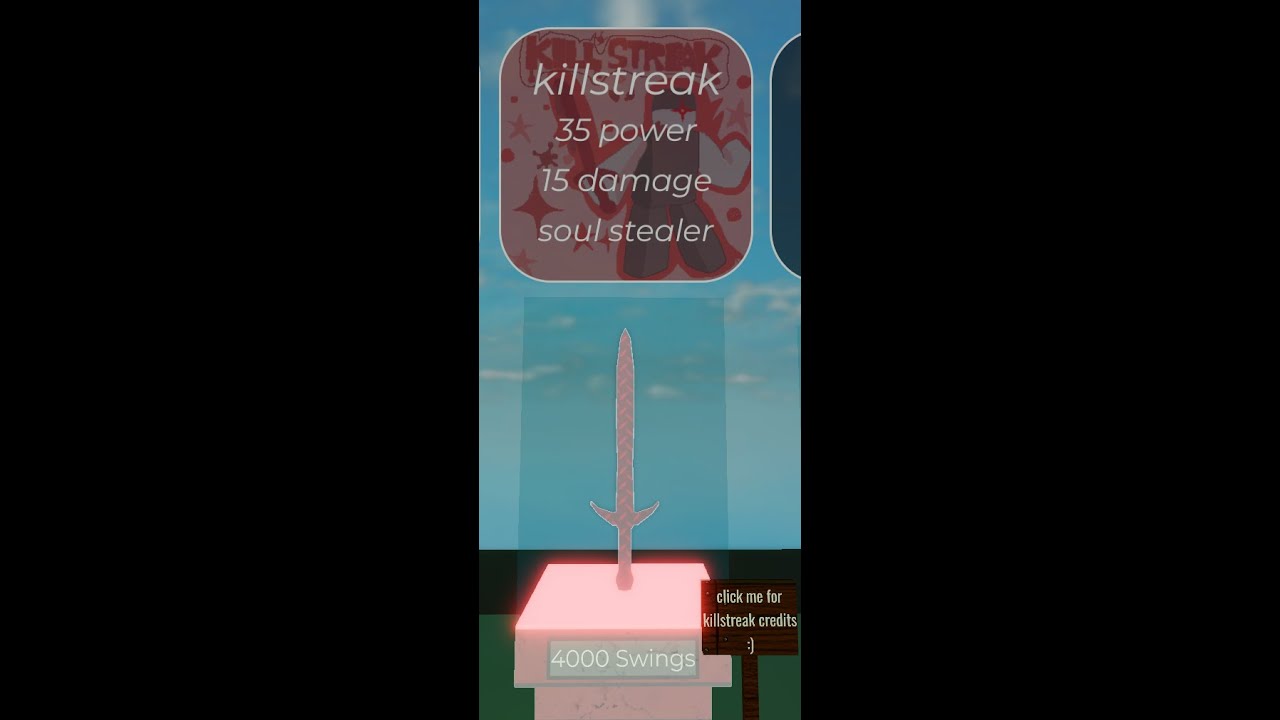 Silly Sword Game Killstreak Showcase (Updated)