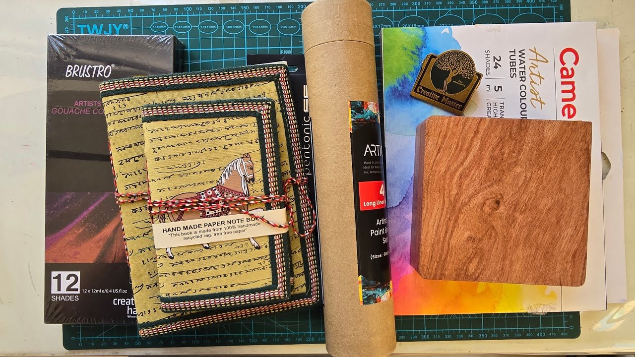 Mini art haul and art gifts I got during my vacation😉