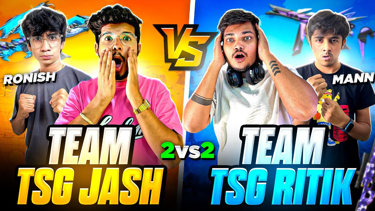 TSG Jash vs TSG Ritik 🤯 in TSG Bootcamp🔥 Aukaat Ki Baat 🤬 - Free Fire India