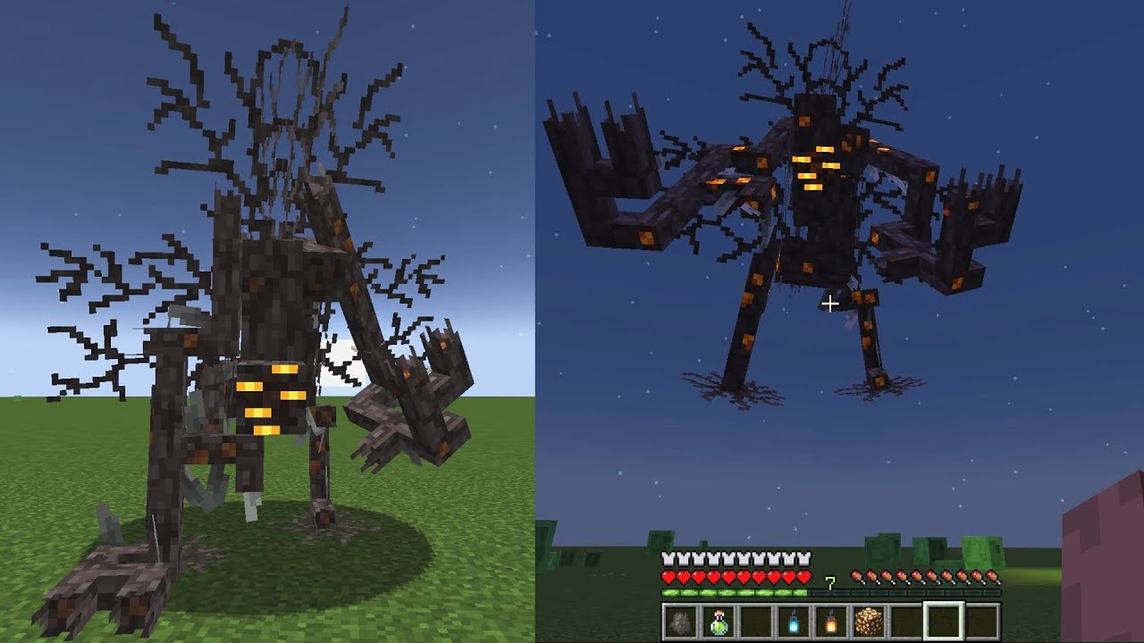 The Root of Fear HORROR MOD in Minecraft - Wilted