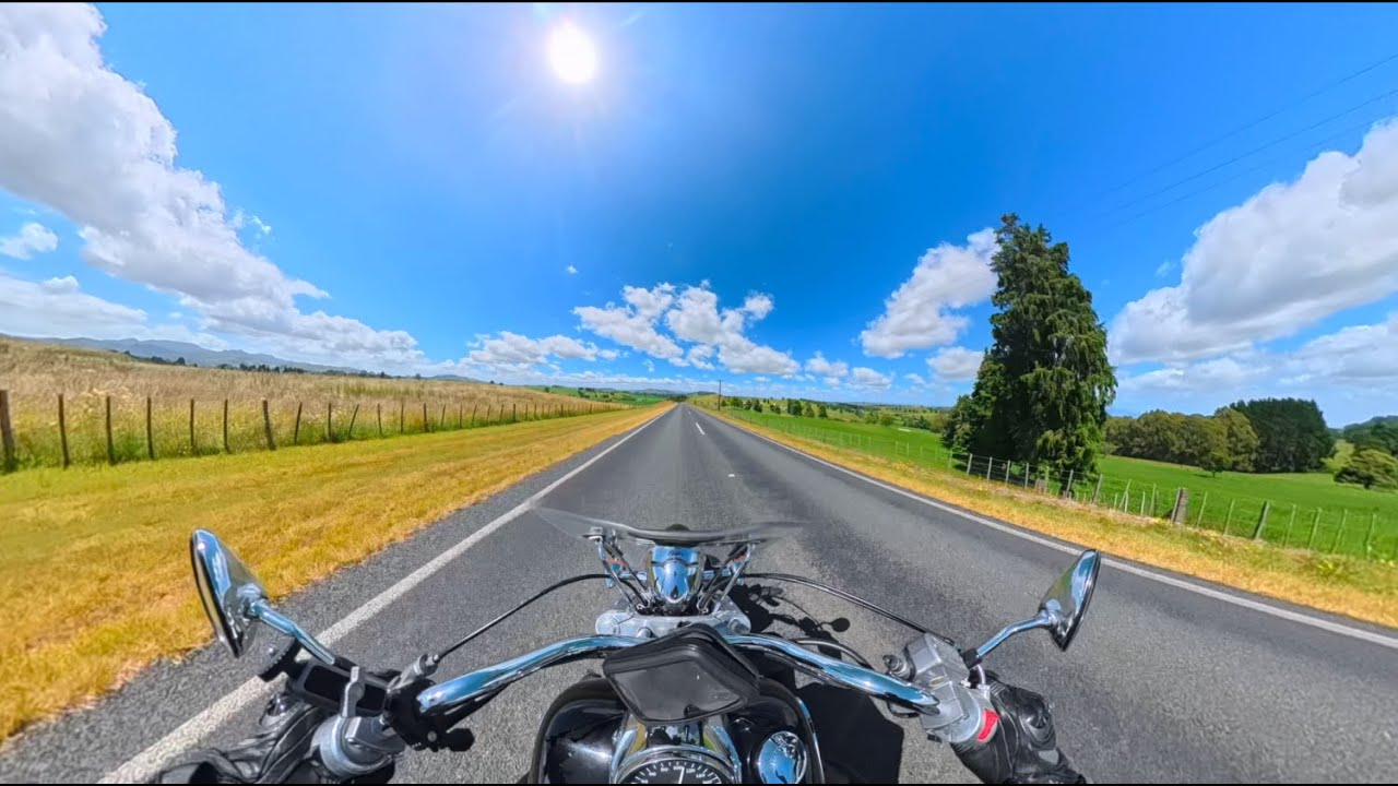 Enjoying group ride and exploring beautiful back roads auckland to taupo New Zealand in Motorcycle,