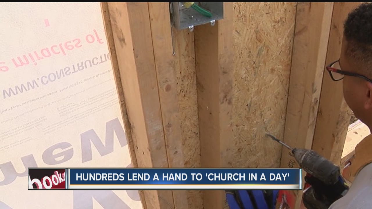 Hundreds lend a hand to 'Church in a day'