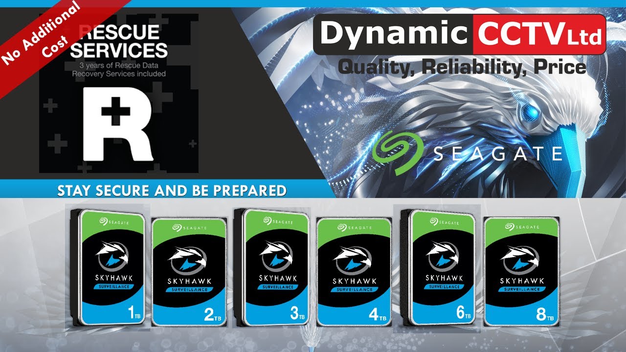 NOW offering Seagate Rescue as Standard for free