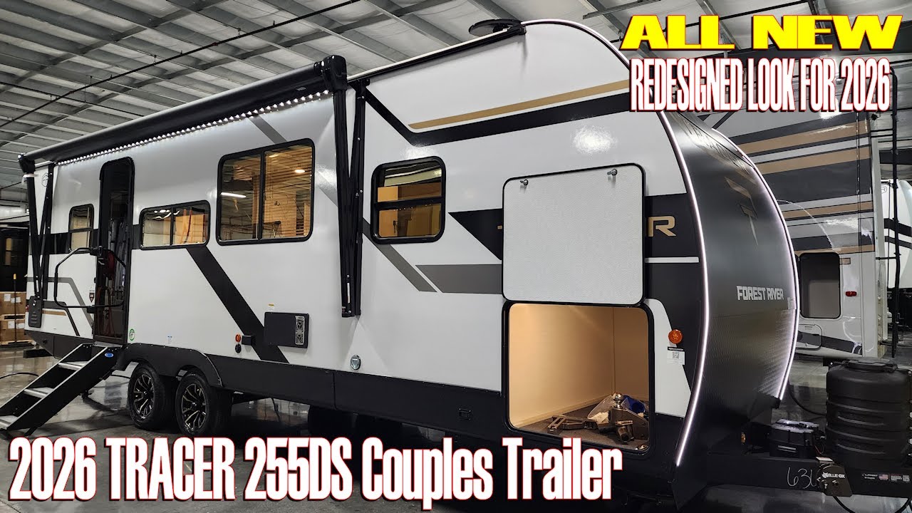 Туристический прицеп Tracer 255DS 2026 года выпуска с передней спальней от Prime Time RV @ Couchs...
