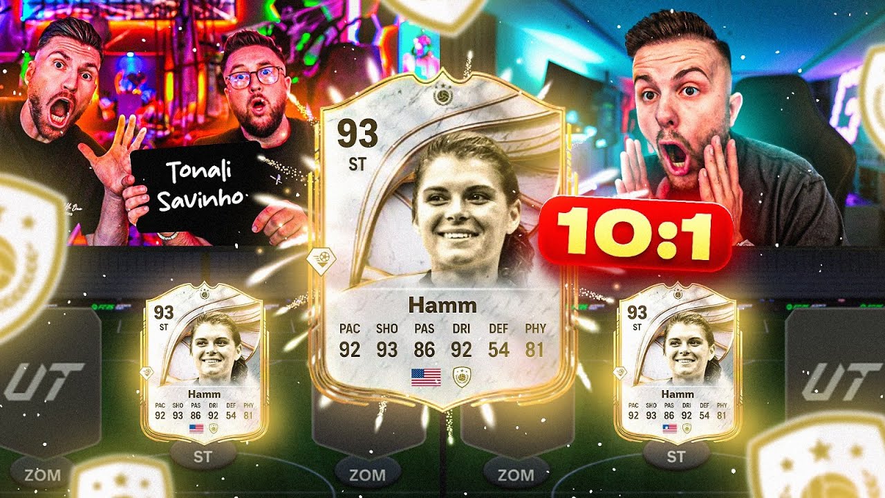 MIA HAMM ICON Squad Builder Battle  VS Broski und er DENKT eSPORTLER PRANK 😱😂