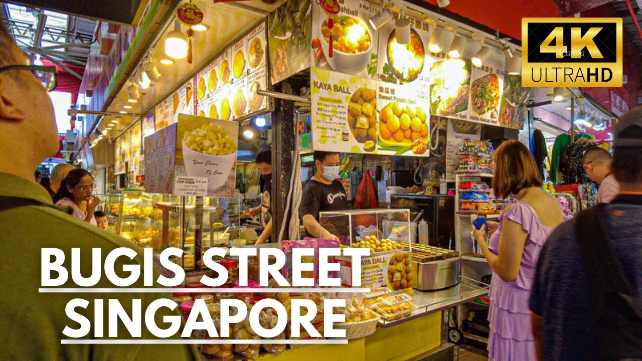 Bencoolen to Bugis Street Walking Tour ~ Singapore Walking Tours [4K]